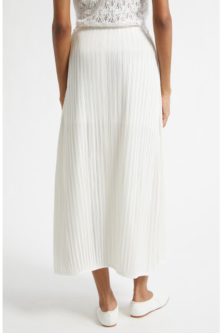 Flowy Pleated Skirt, Alternate, color, IVORY
