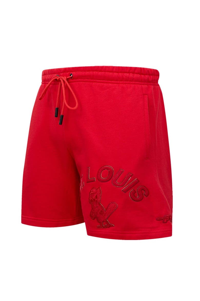 Men's Pro Standard St. Louis Cardinals Triple Red Classic Shorts, Alternate, color, Red