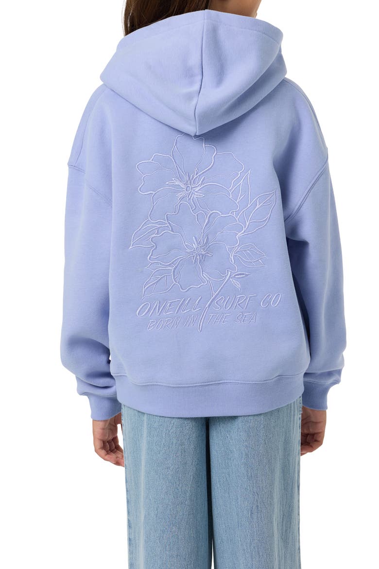 Kids' In the Sea Oversized Hoodie, Alternate, color, BLUE JELLY
