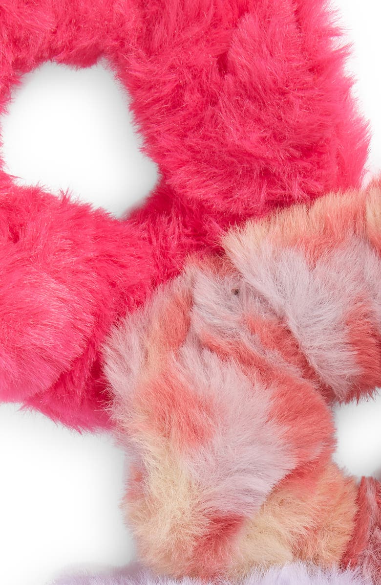Capelli New York Kids' Assorted 3-Pack Faux Fur Scrunchies, Alternate, color,