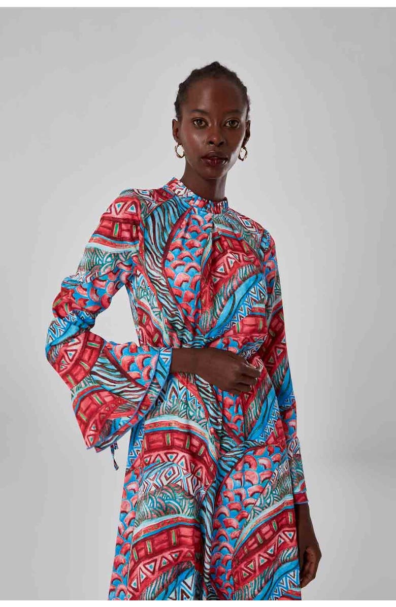 Mizalle Dress Mix, Alternate, color, Mix