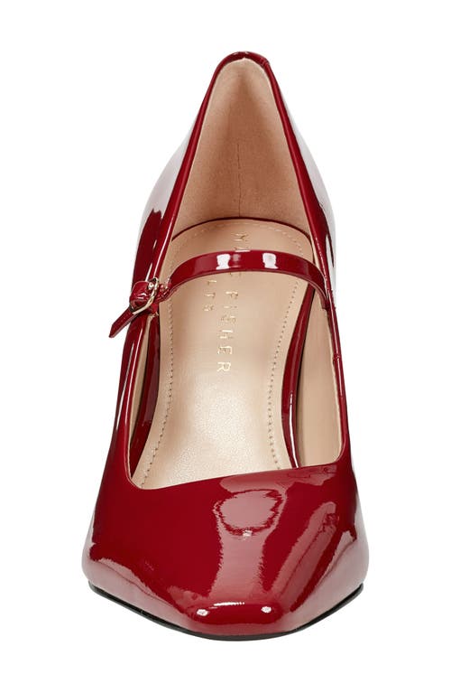 Marc Fisher Ltd Vanderly Mary Jane Pump In Medium Red