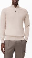 MANGO Thermoregulated Quarter Zip Sweater