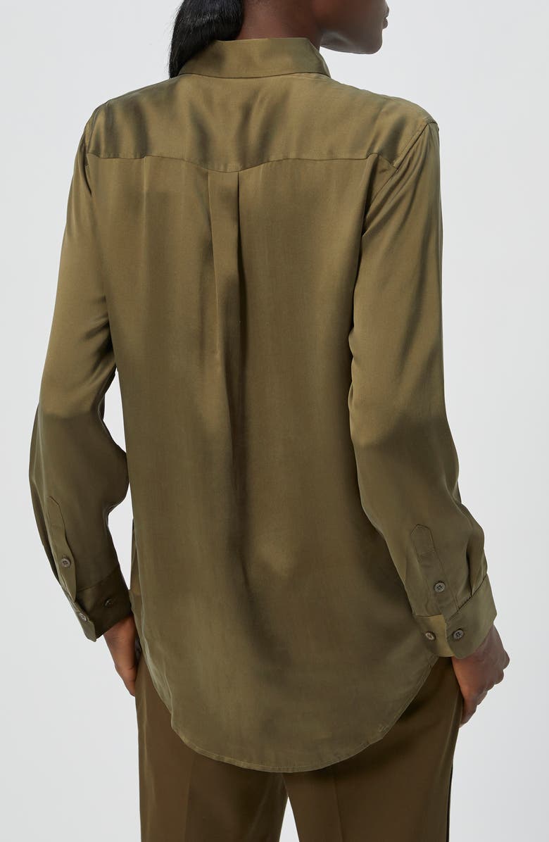 Equipment Signature Long Sleeve Silk Blouse, Alternate, color, 