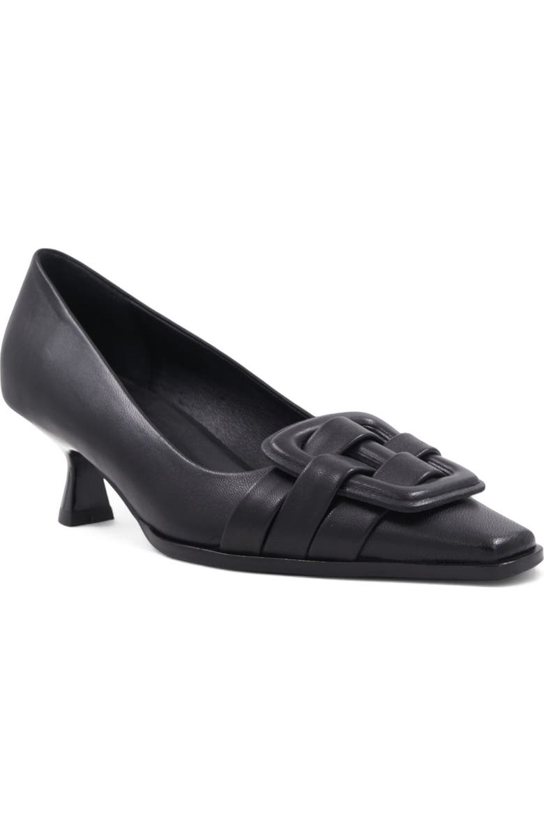Aquatalia Aloha Pump, Main, color, Black Leather