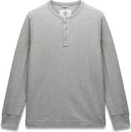 Reigning Champ Standard Fit Lightweight Waffle Knit Henley