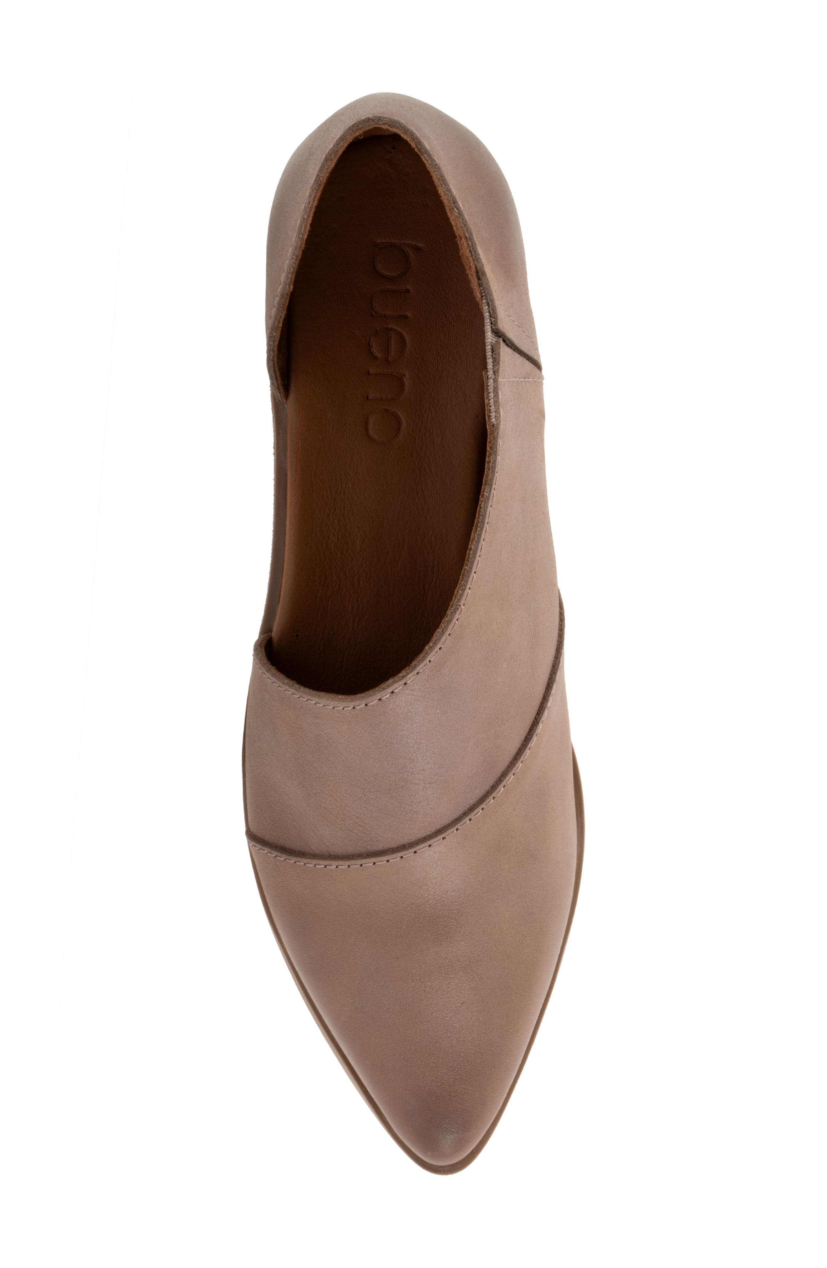Bueno Blake Half D'Orsay Pointed Toe Flat, Alternate, color, 