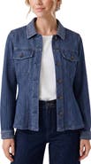 Liverpool Los Angeles Fit & Flare Denim Trucker Jacket