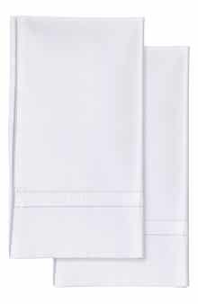 AZORES HOME 300 Thread Count Cotton Percale Pillowcase Set