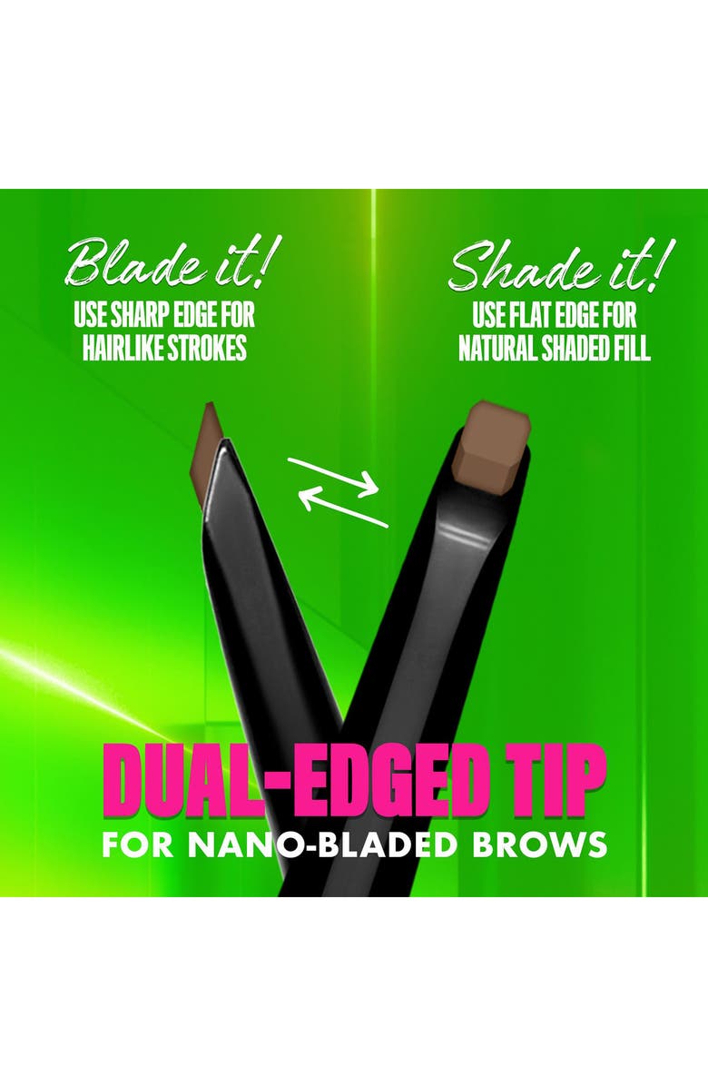 NYX PROFESSIONAL MAKEUP Dual Edge Brow Pencil, Alternate, color, Black