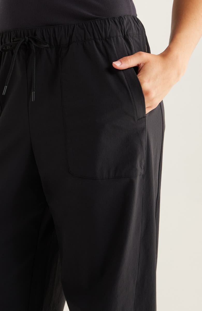 Zella Navigator Utility Pants, Alternate, color, Black