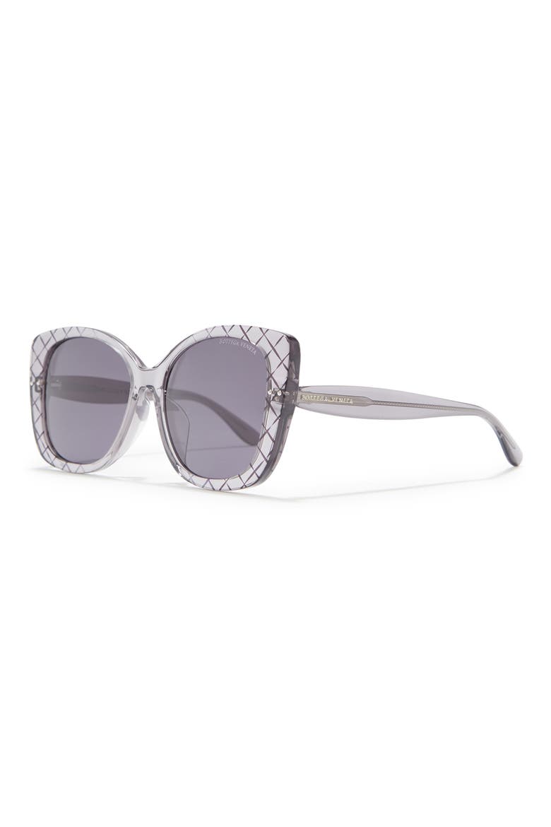 54mm Square Sunglasses, Alternate, color, GREY GREY GREY/GRY