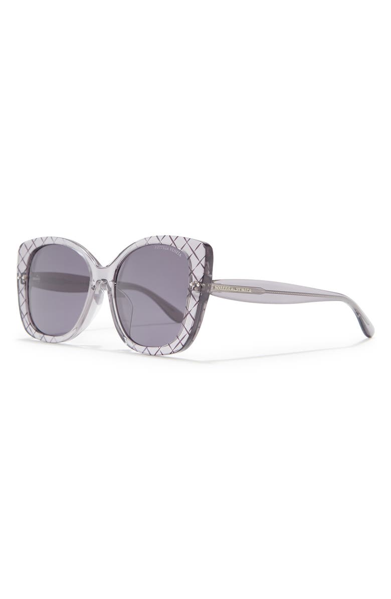 Bottega Veneta 54mm Square Sunglasses, Alternate, color,