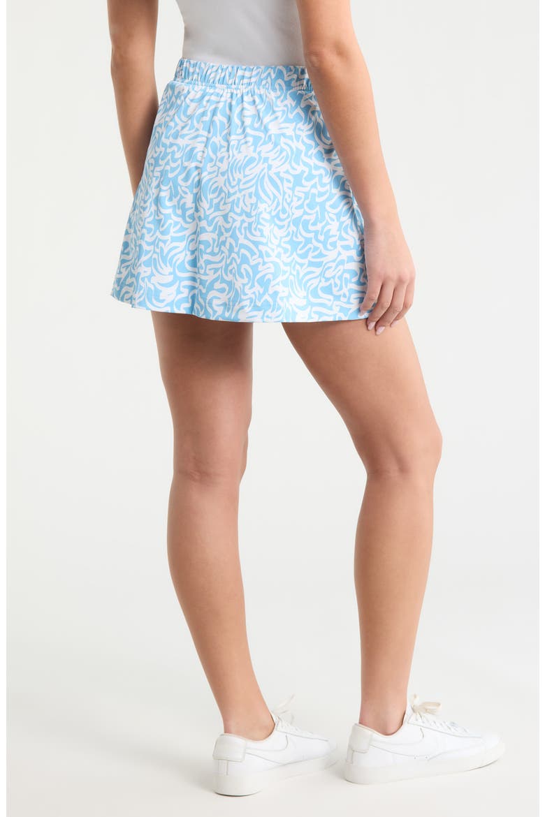 Scribble Print Tech Golf Skort, Alternate, color, BAJA