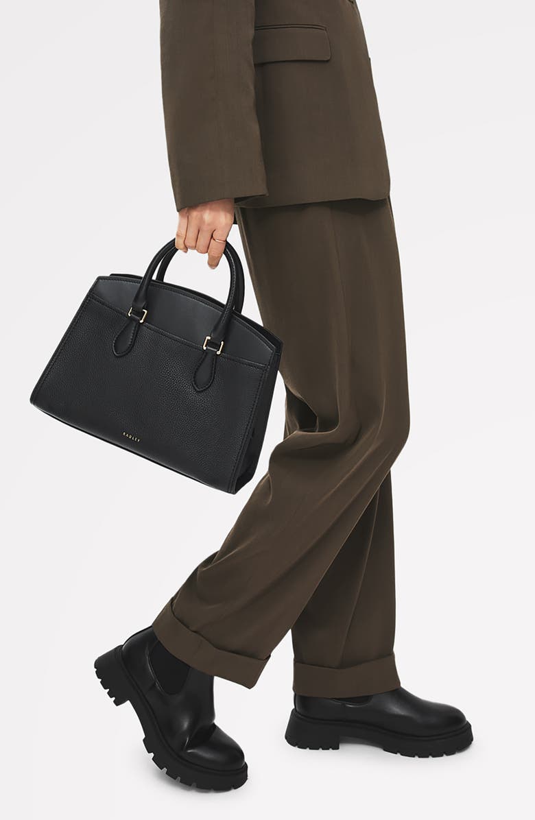 Radley Medium Portland Way Zip Tote Bag, Alternate, color, Black