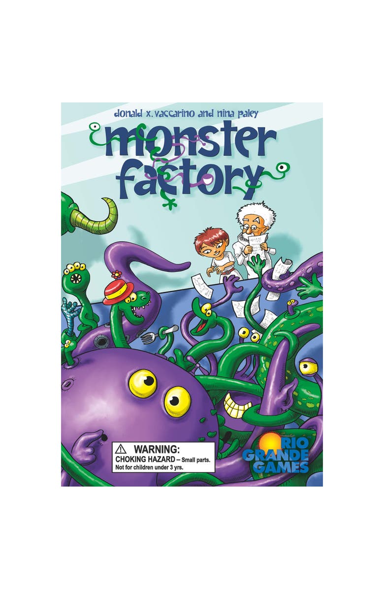 Rio Grande Games Monster Factory Rio Grande Games, Tile Placement Kids Game, Alternate, color, Multicolored