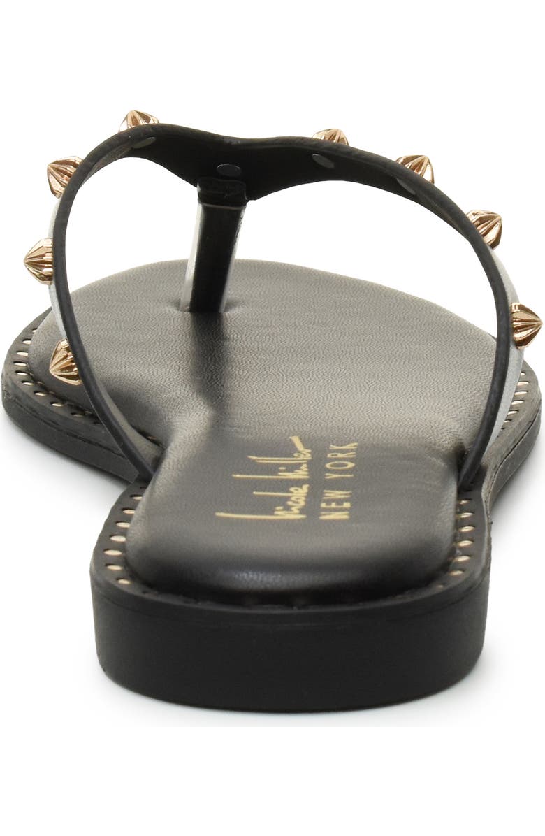 Nicole Miller Studded Thong Sandal, Alternate, color,