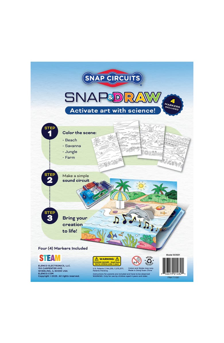 Snap Circuits Snap & Draw, Alternate, color, Multicolored