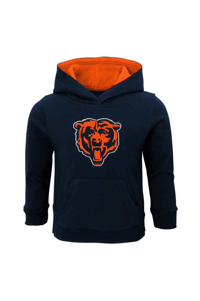 Toddler Navy Chicago Bears Prime Pullover Hoodie, Alternate, color, Navy