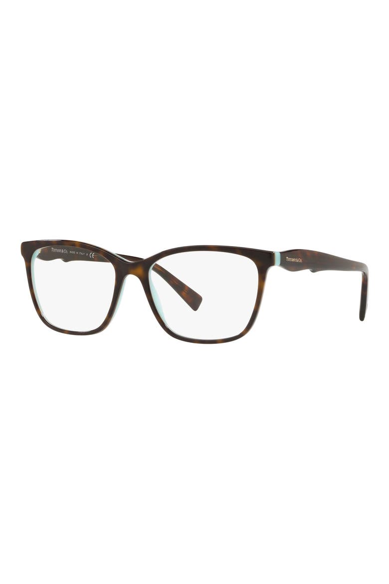 54mm Square Optical Glasses, Alternate, color, BLUE HAVANA