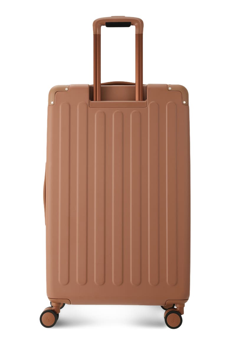 Nostos Matte Large Spinner Suitcase, Alternate, color, TUSCANY