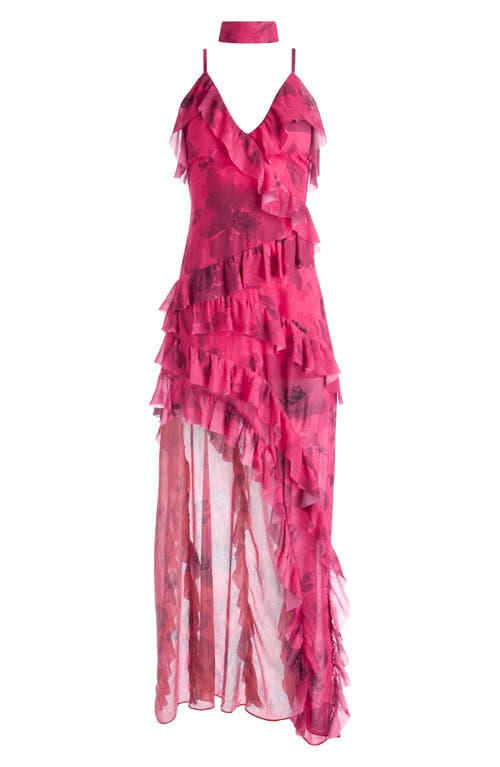 Alice And Olivia Nelia Maxi Dress In Pink