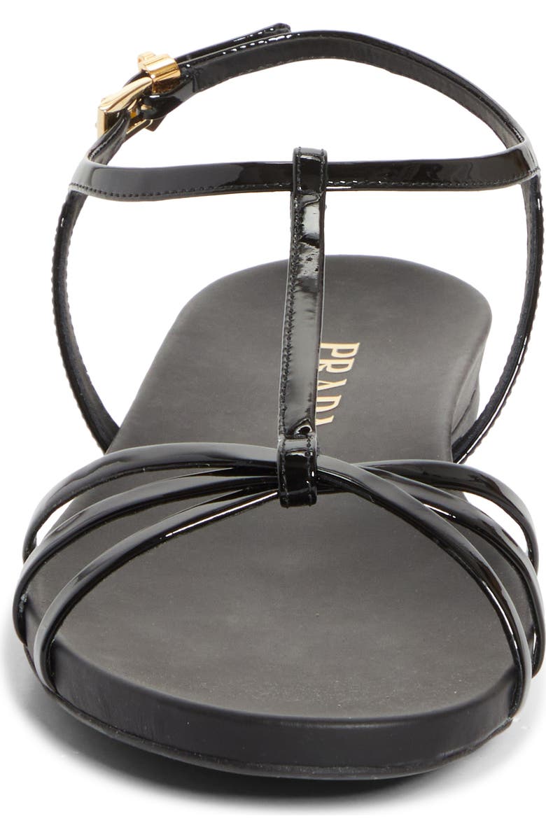 Prada Cage Strap Sandal, Alternate, color, Black