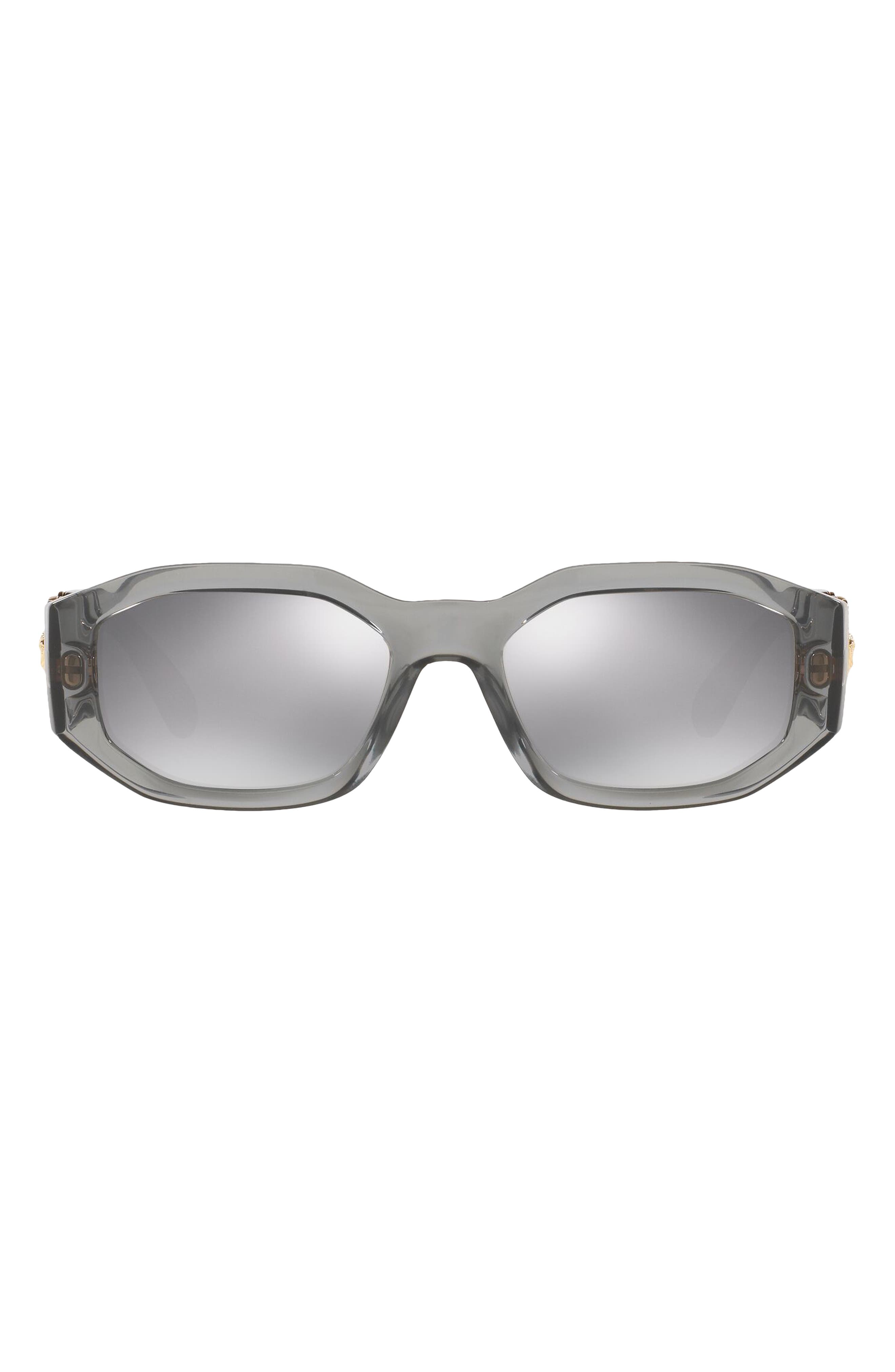 selected TRANSPARENT GREY/ GREY MIRROR