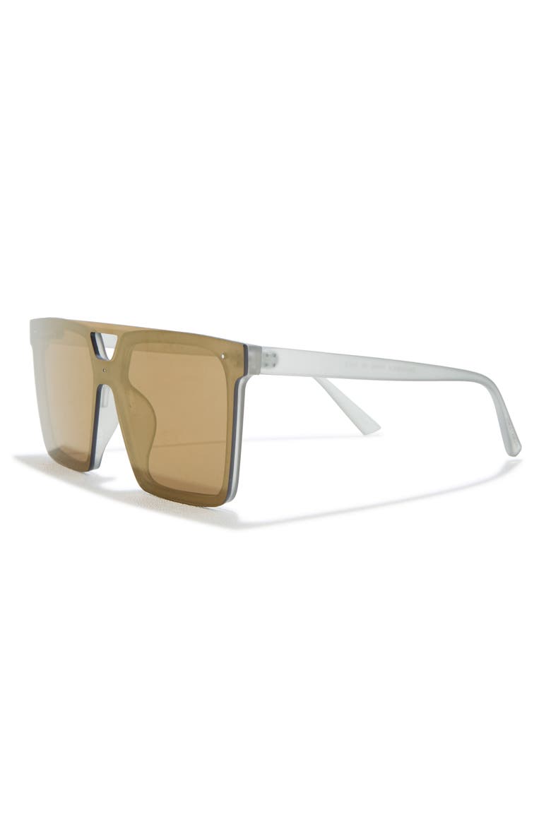 144mm Gradient Shield Sunglasses, Alternate, color, GREY