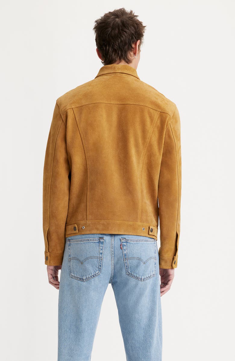 Levi's<sup>®</sup> Highland Suede Trucker Jacket, Alternate, color, 