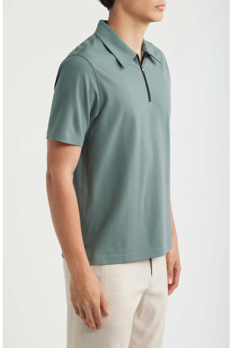 Ryder Quarter Zip Polo, Alternate, color, LIGHT PINE GROVE - 2QL