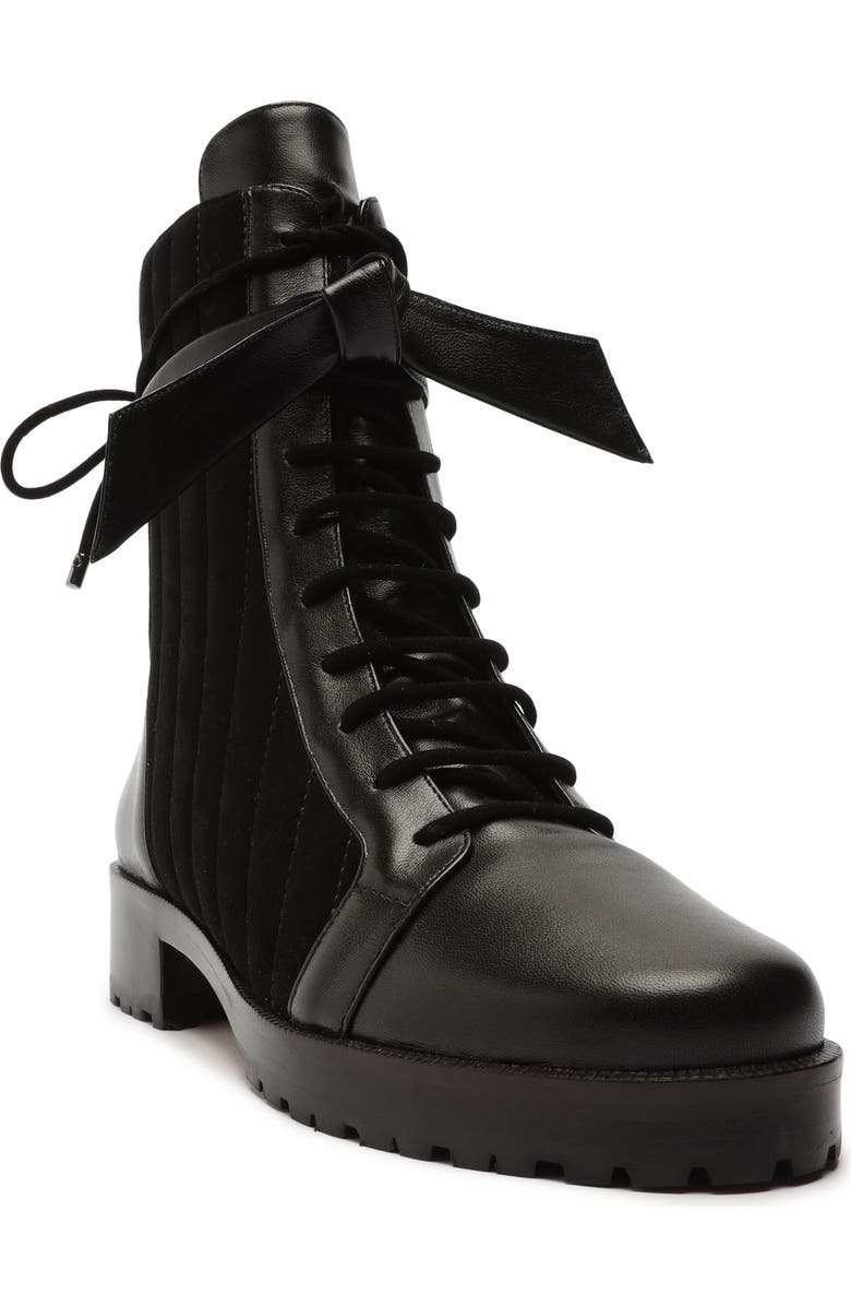 Alexandre Birman Clarita Quilted Combat Boot, Main, color,
