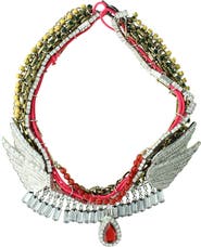 OLIVIA WELLES Posh Iced Collar Necklace