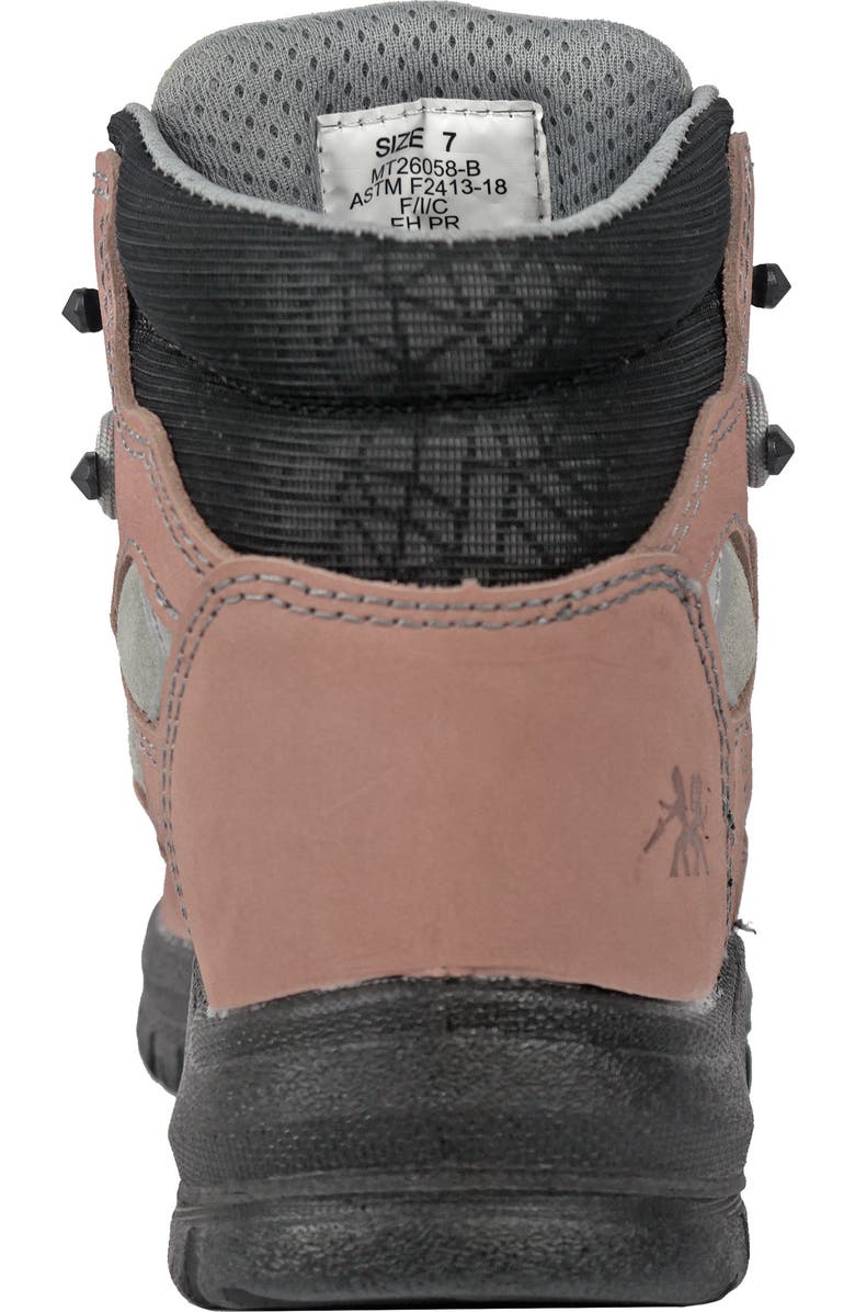 Moxie Trades Moxie Lacy 6 Inch Pink Womens Composite Toe Work Boot, Alternate, color, Pink And Grey