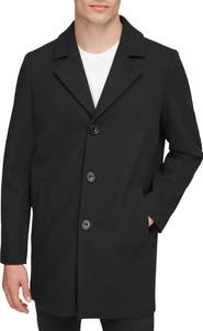 Kenneth Cole New York Twill Car Coat