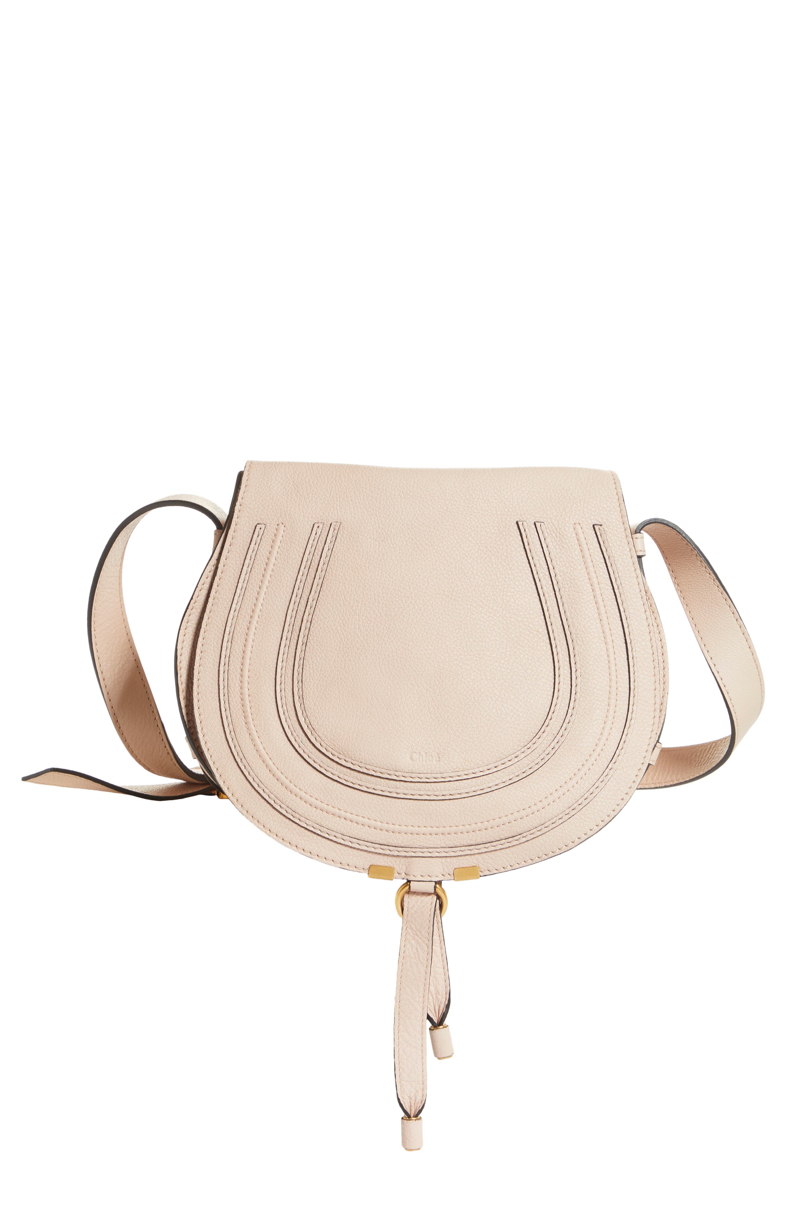 Chloé Medium Marcie Leather Crossbody Bag, Main, color, 