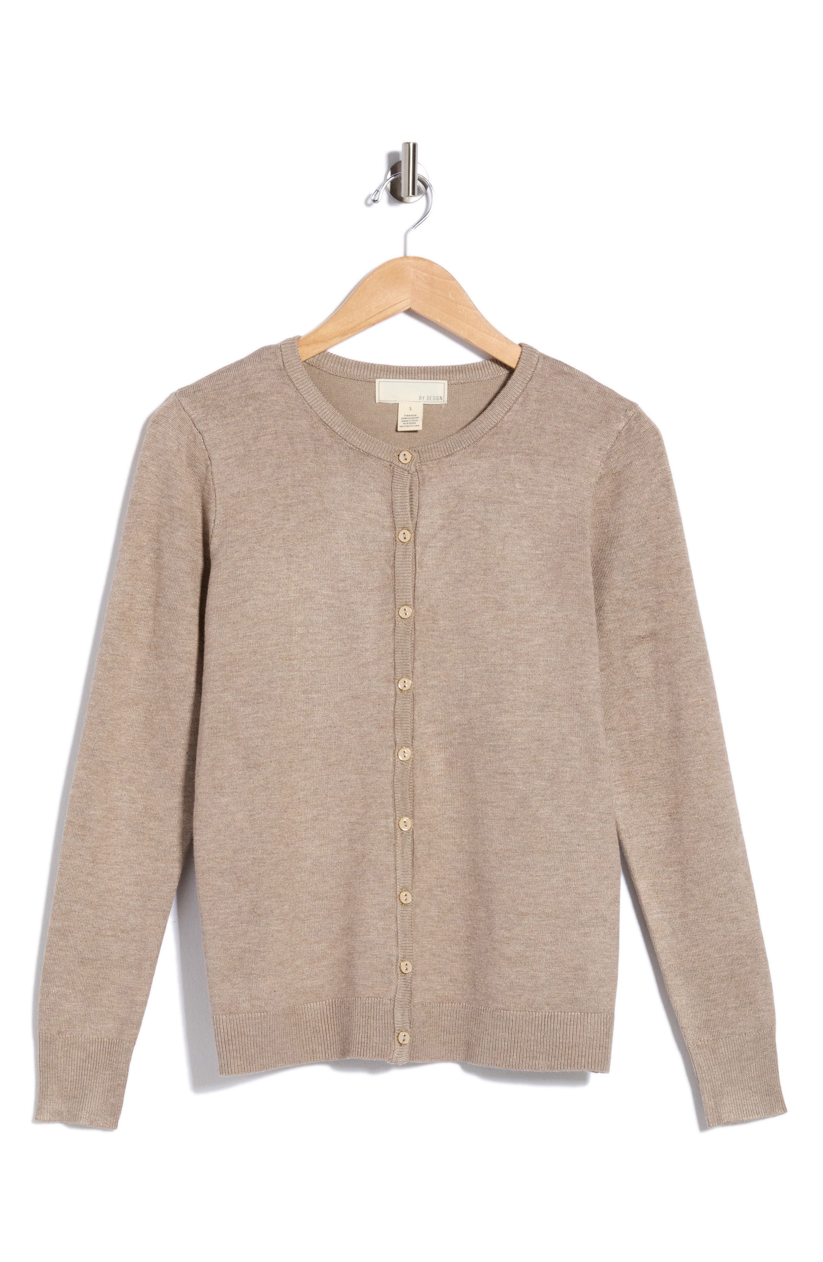 Love By Design Lightweight Garden Cardigan In Tapioca Heather