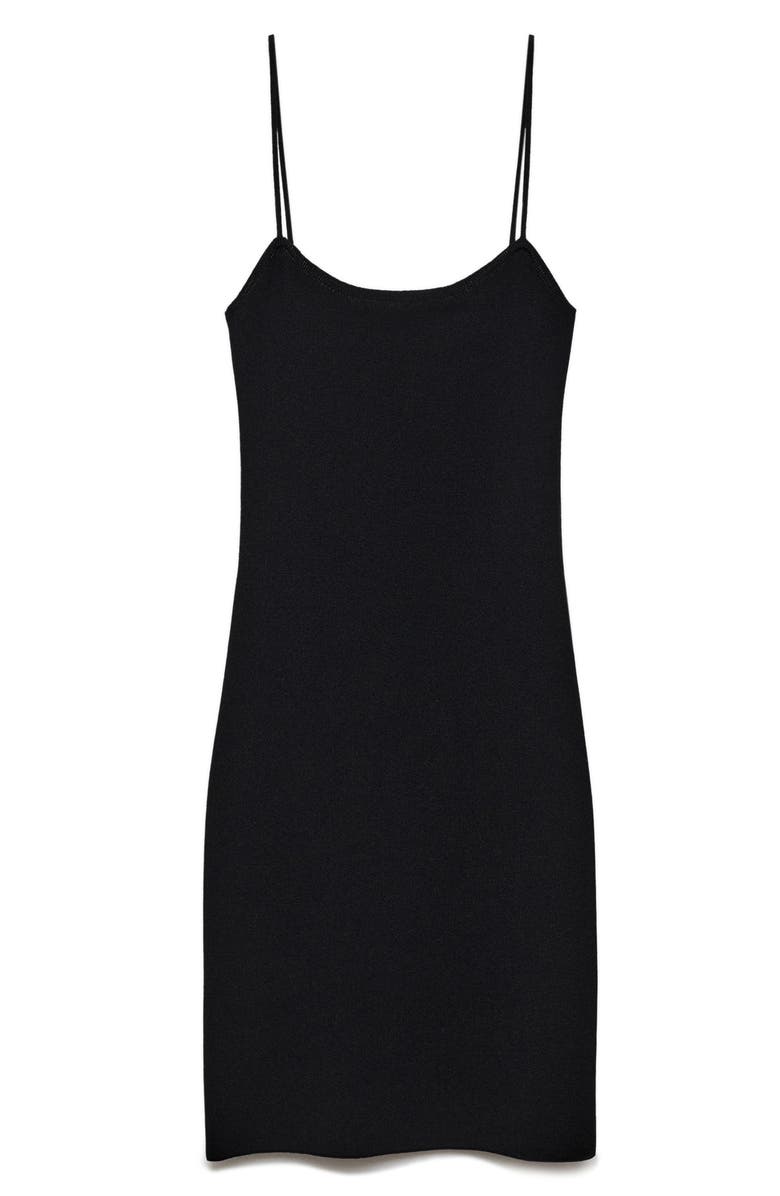 MANGO Strappy Body-Con Knit Minidress, Alternate, color, 