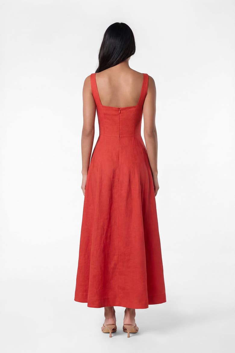 Anya Dress, Alternate, color, Paprika