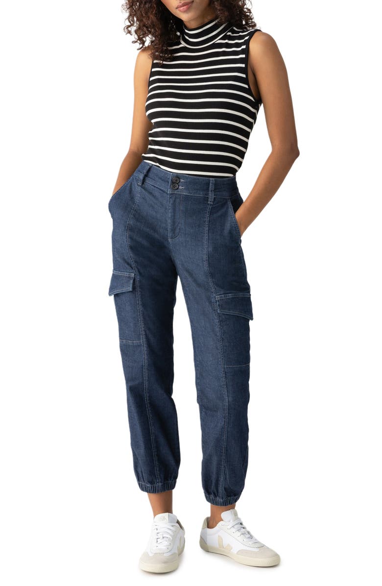 Sanctuary Rebel Ankle Cargo Pants, Alternate, color, 