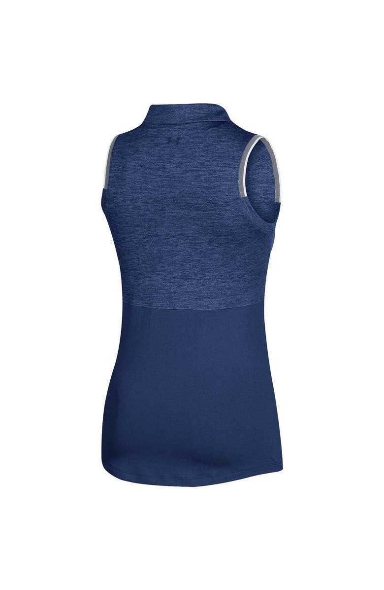 Under Armour Women's Under Armour Navy Wells Fargo Championship Playoff Sleeveless Polo, Alternate, color, Navy