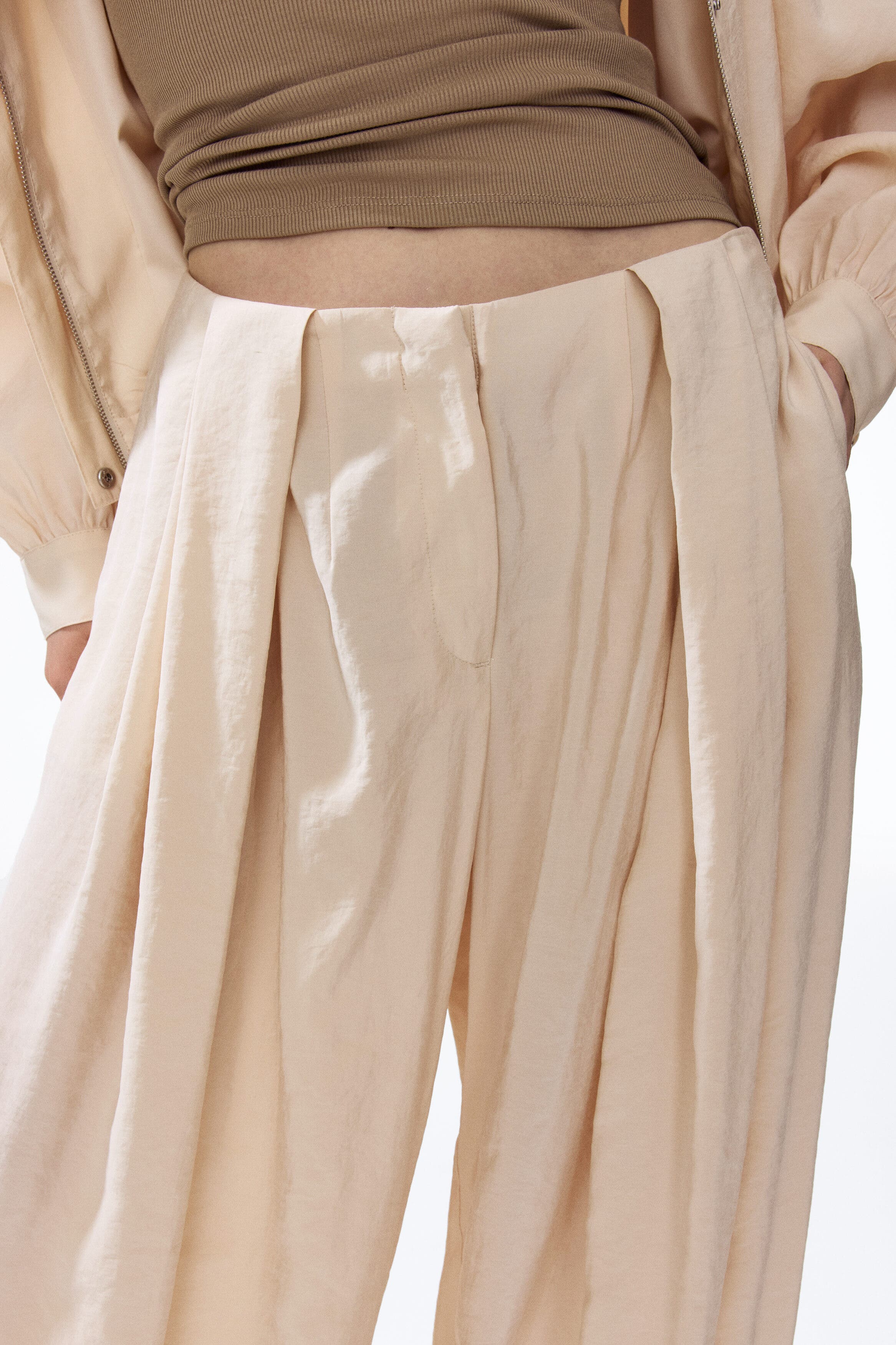 Balloon-leg modal pants - image 2