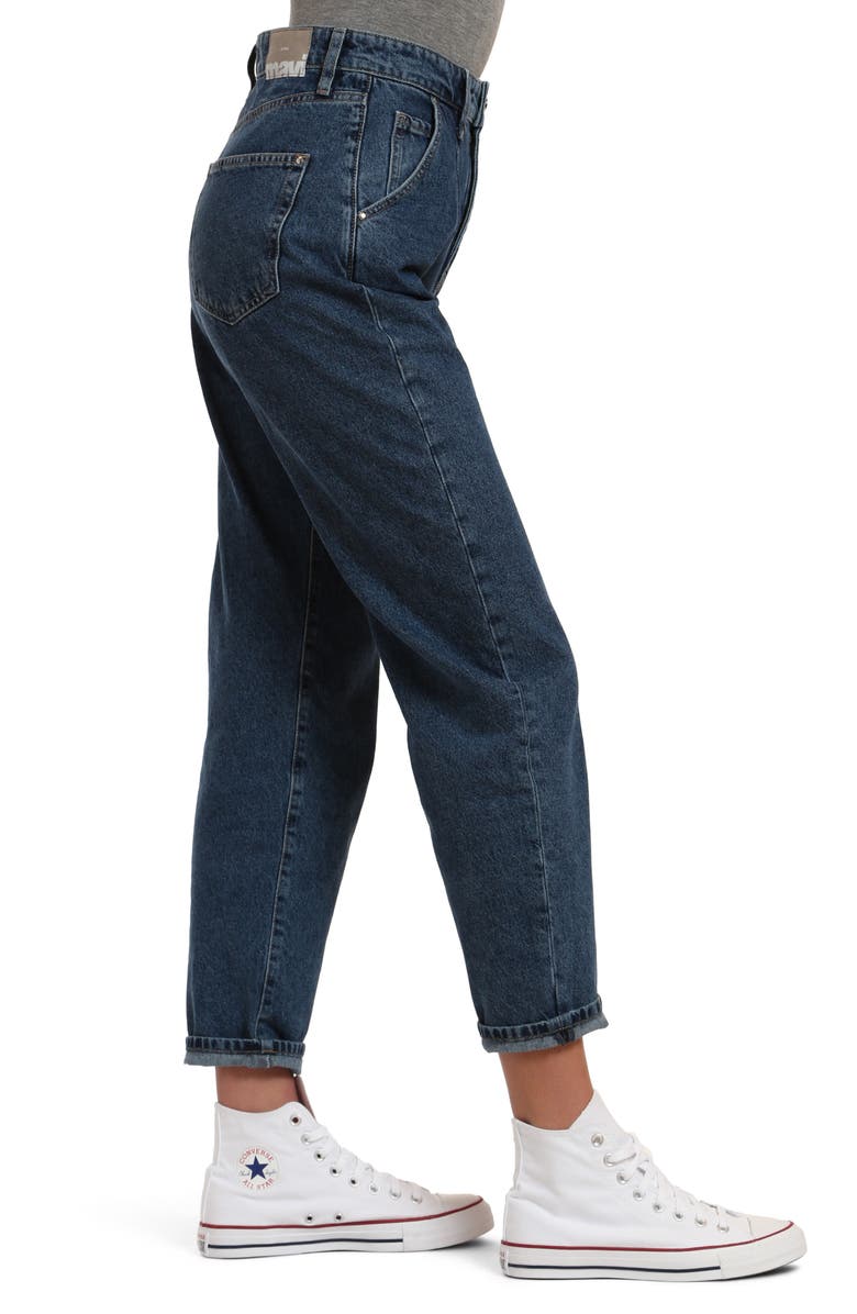 Mavi Jeans Laura High Waist Pleated Jeans, Alternate, color, 