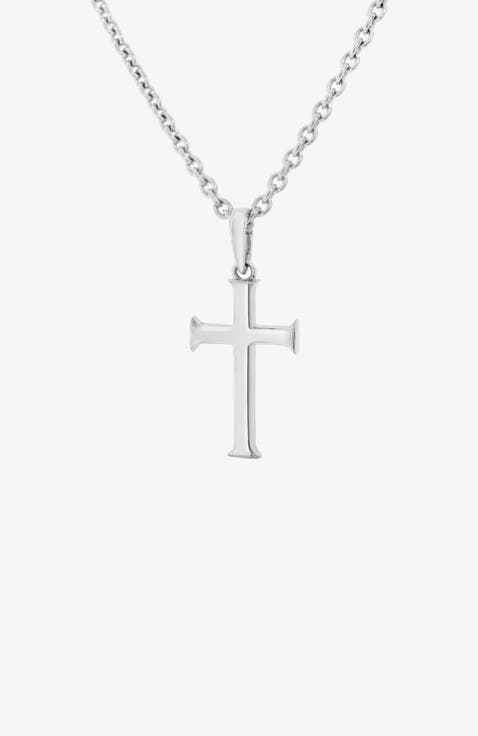 Large Cross Pendant Necklace