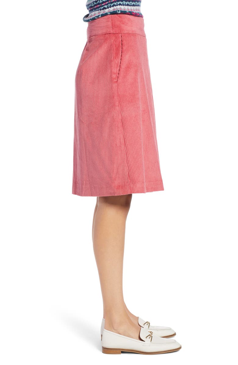 1901 Corduroy Knee Length Skirt, Alternate, color, 
