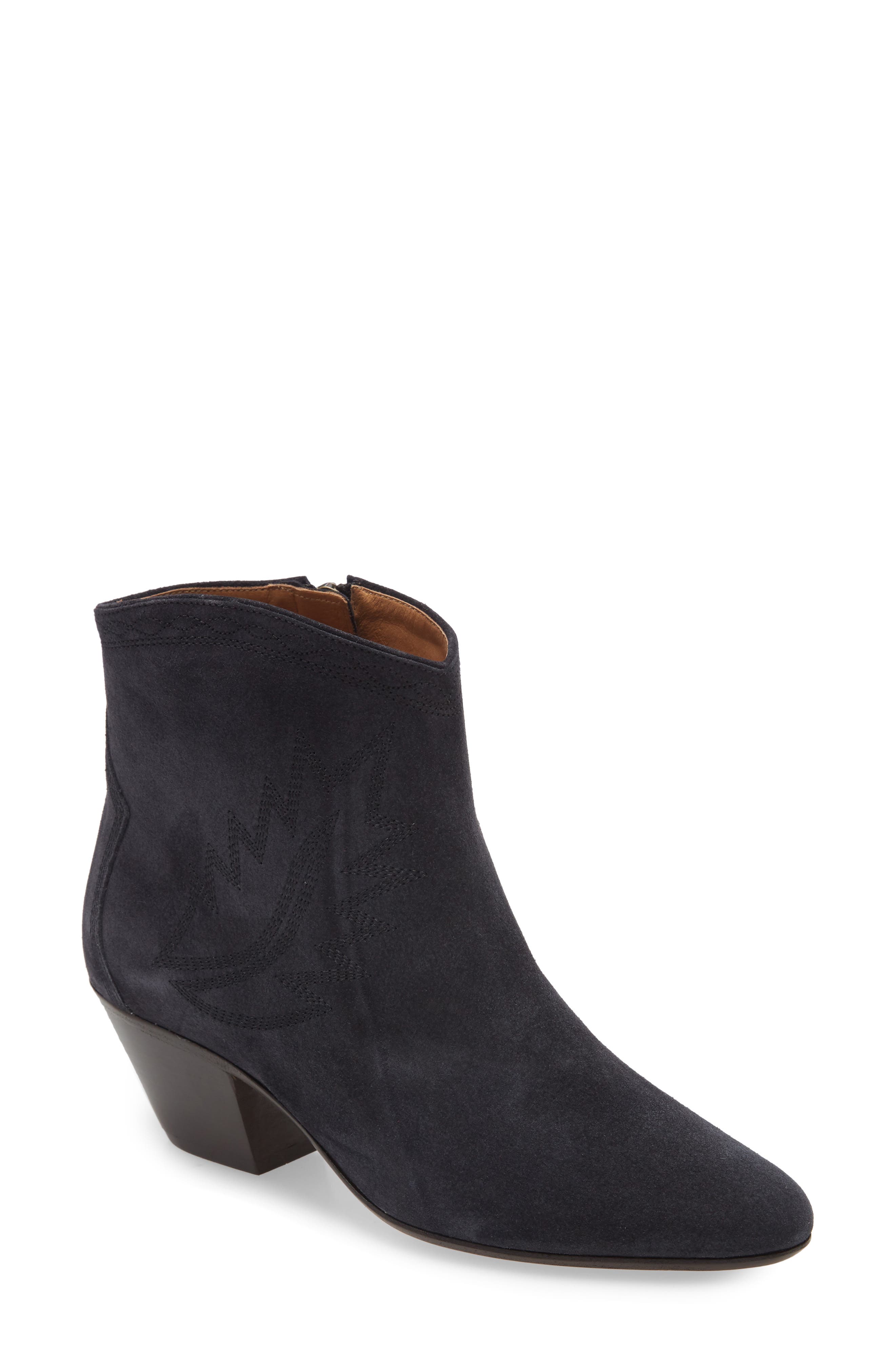 Isabel Marant Dacken Stitch Bootie, Main, color, 