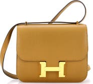Pre-Owned Hermes Constance NM Bag Chevre Mysore 18