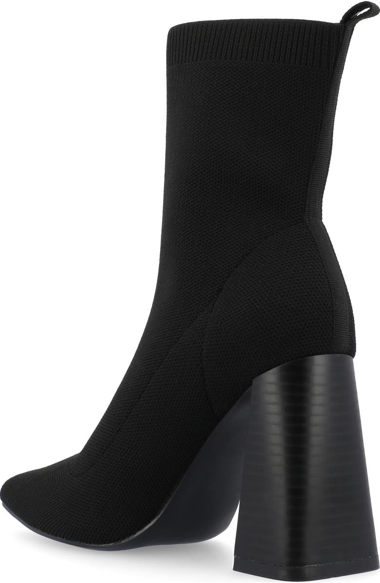 Journee Collection Noralinn Bootie, Alternate, color, Black