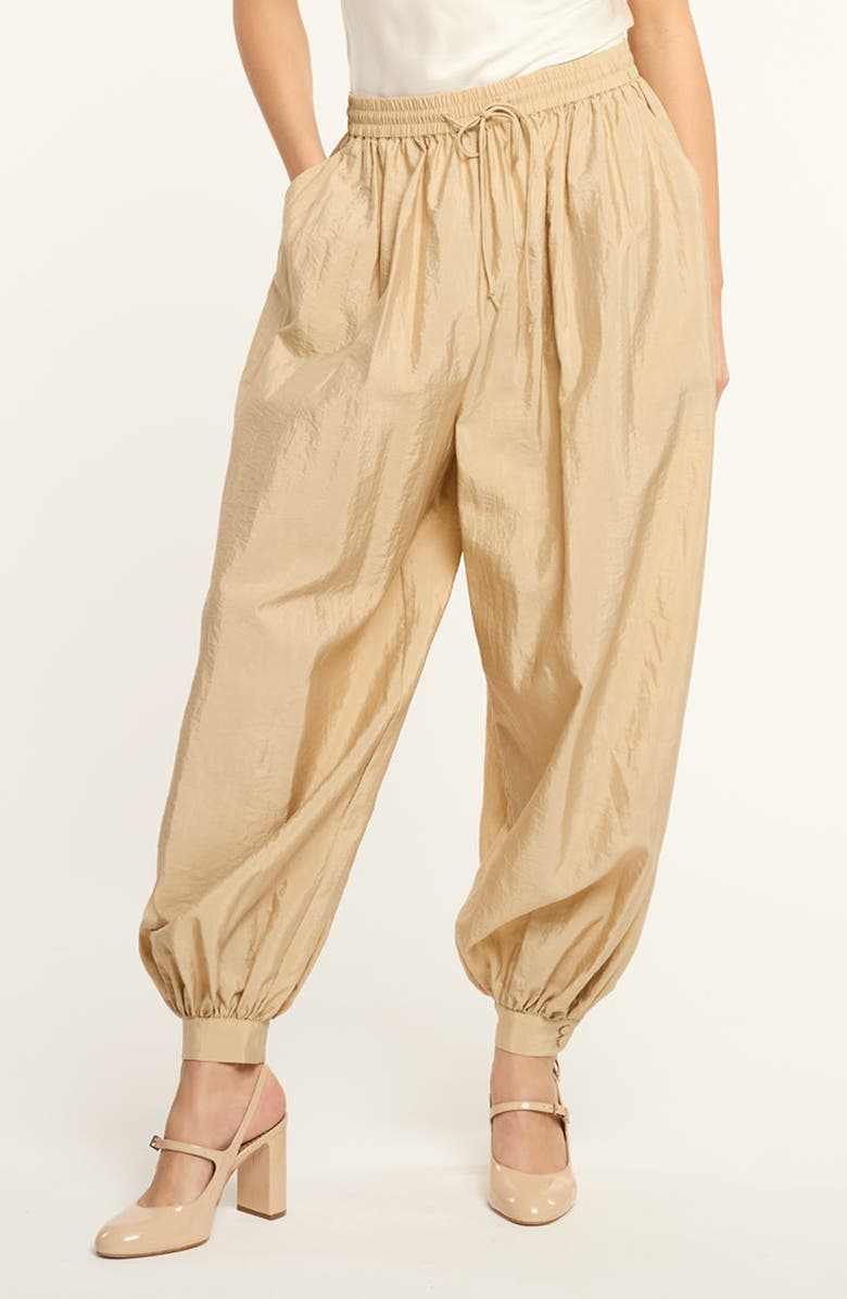 Cinq à Sept Verne Barrel Leg Pants, Main, color, Khaki