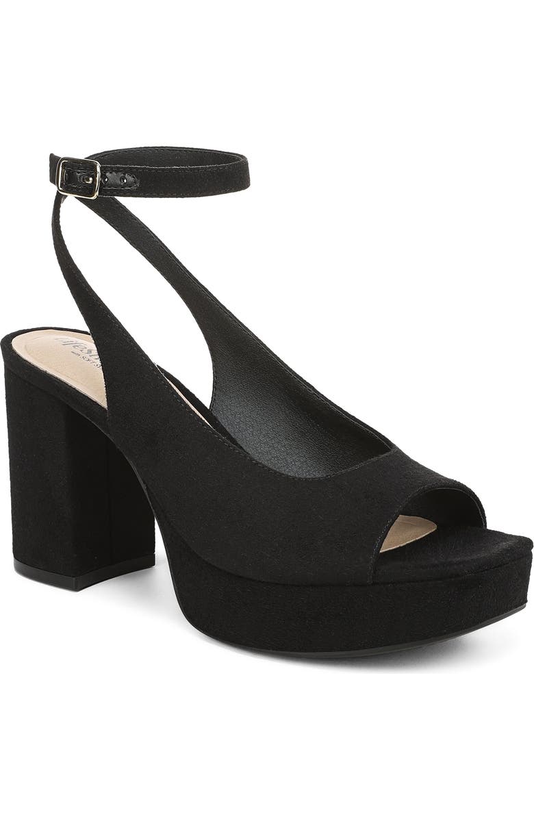 LifeStride Aliyah Ankle Strap Platform Sandal, Main, color, Black